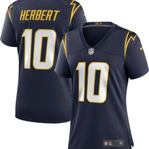 Women's Los Angeles Chargers Justin Herbert Nike Navy Alternate Game Jersey